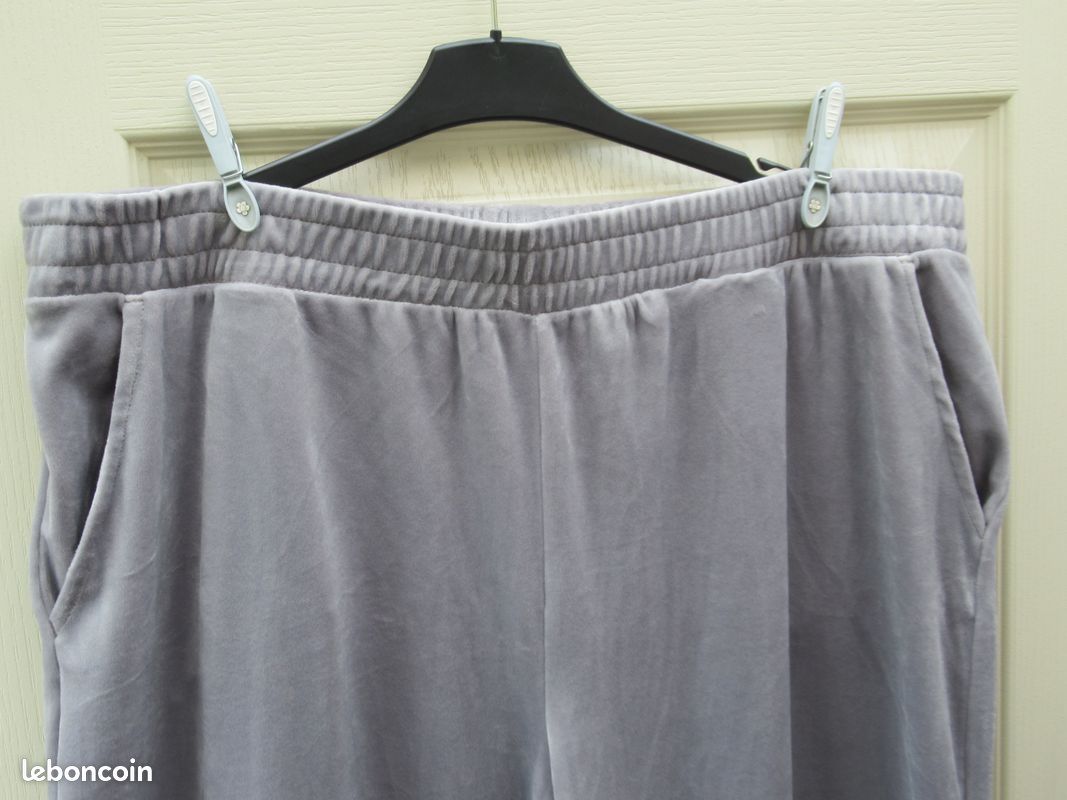 Pantalon de pyjama gris 54/56 (image 2)