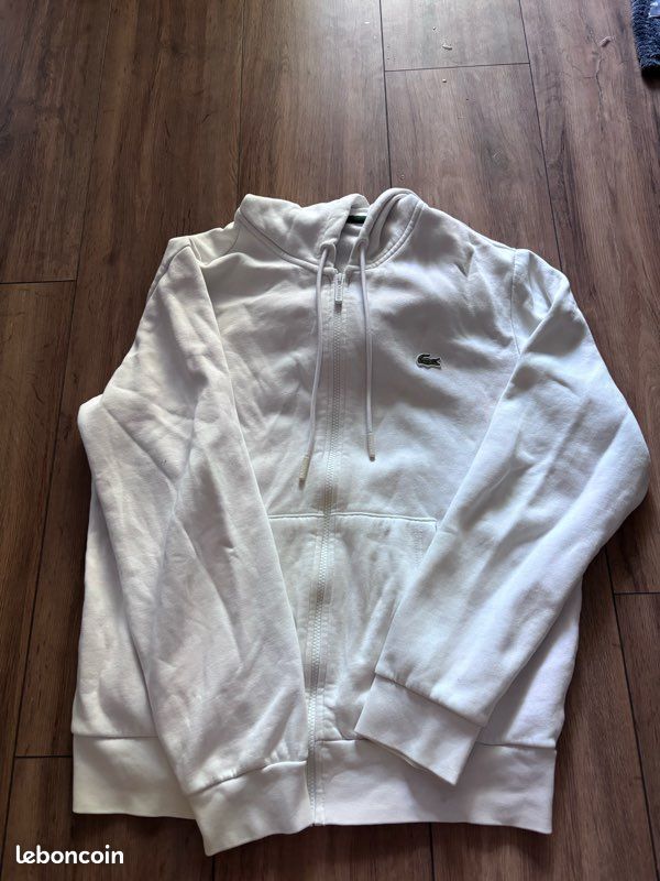 Vend cette veste Lacoste blanche très bonne état (image 1)
