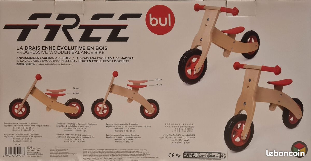 Oxybul Comparateur Oxybul Draisienne Tricycle En En Bois
