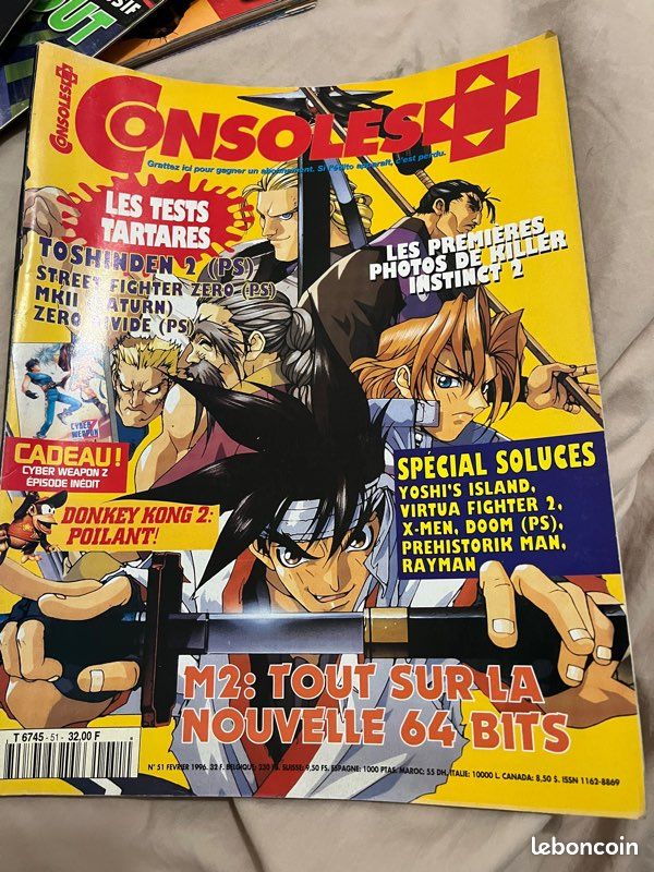 Consoles plus + numéro 51 magazine vintage jeux vidéos collection (image 1)