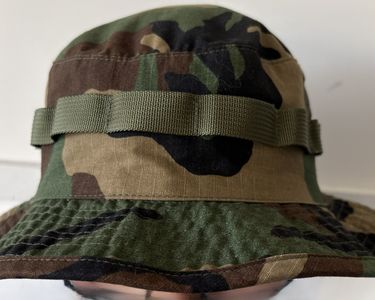 Chapeau De Brousse Style Forces Spéciales - Woodland DPM Rip-Stop Coton - Kombat - NEUF
