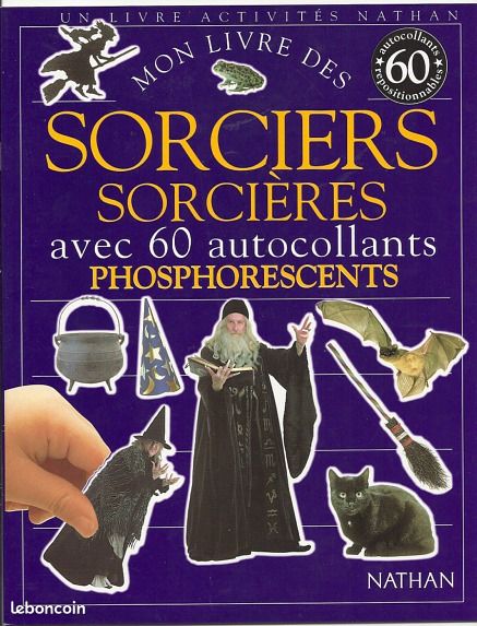 2 livres avec 60 autocollants REPOSITIONNABLES / Lve60 (image 1)