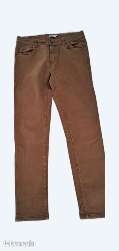 Pantalon jean marron Vêtements