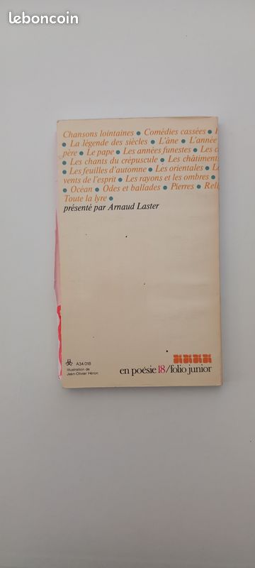 Livre Un poète de Victor Hugo (image 2)