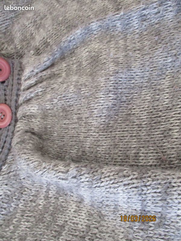 Grand gilet en maille (image 3)