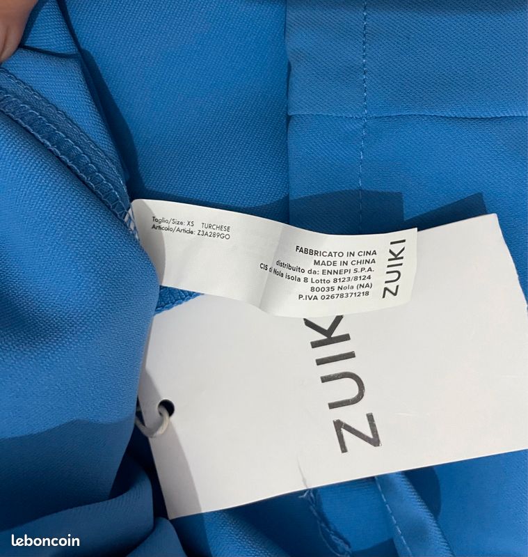 Croc top femme Zuiki turquoise S/M (image 6)