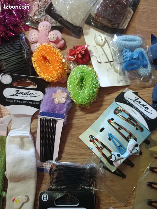 Kit accessoires cheveux neuf, élastiques,pince, bandeaux, enfants et adultes, coiffure (image 3)