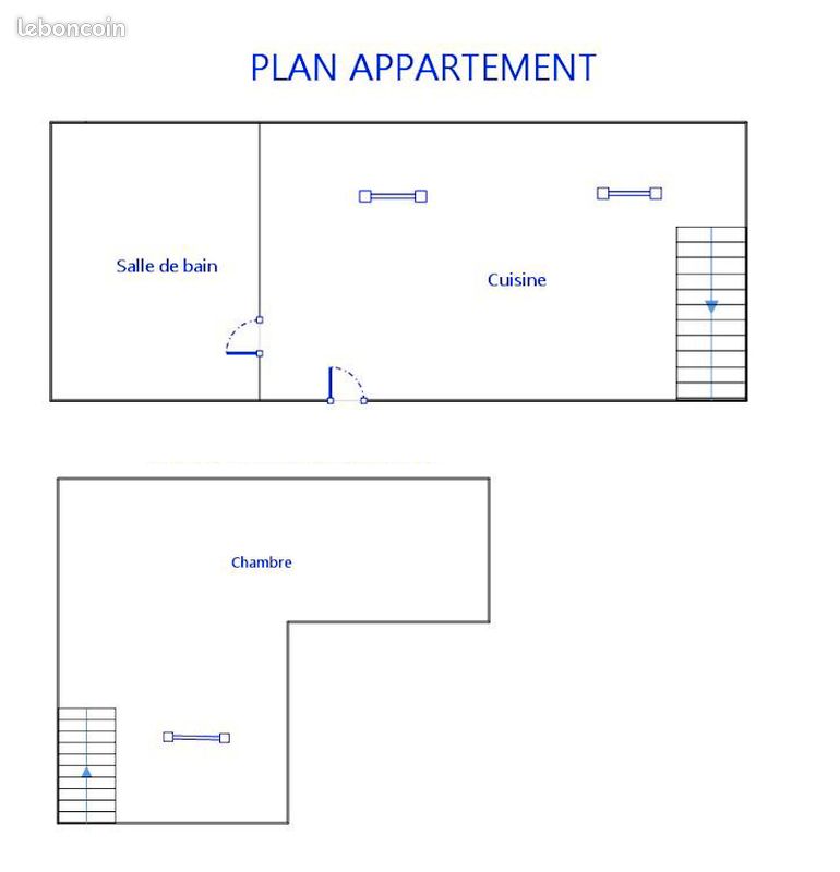 Appartement a louer charleville-mezieres - 2 pièce(s) - 20 m2 - Surfyn