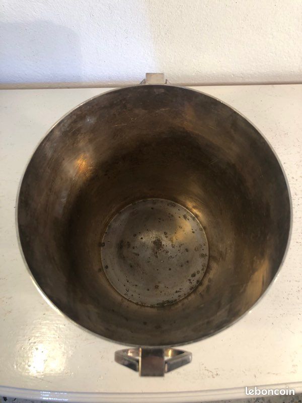 Seau à champagne en métal argenté Saint-Médard (image 5)