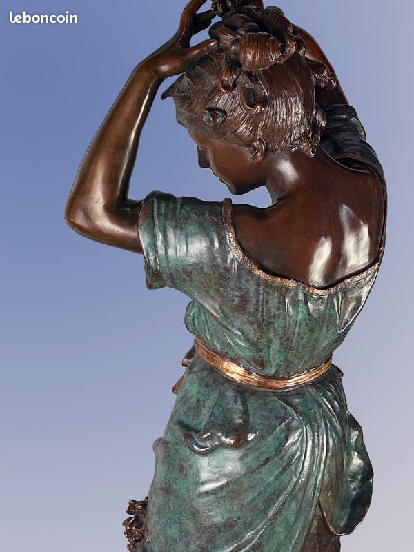 Auguste Moreau - GRAND bronze ancien - 103 cm (image 5)