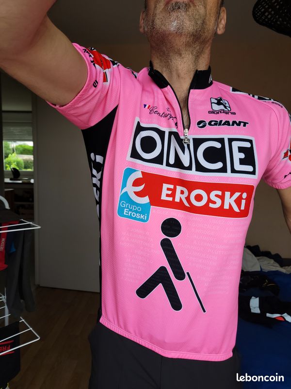 Maillot de cyclisme vintage de l'équipe Danieli, maillot Giordana M - France