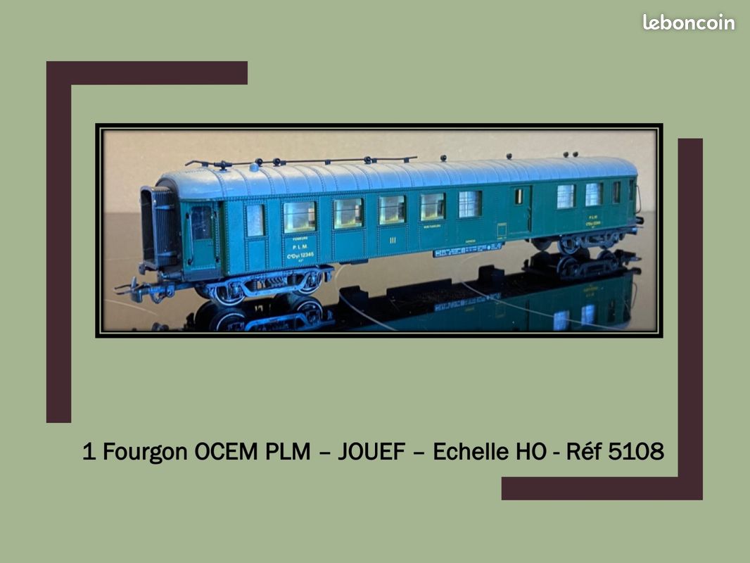 JOUEF voiture voyageurs 2ième classe/FOURGON OCEM RA HJ4033 NEUF