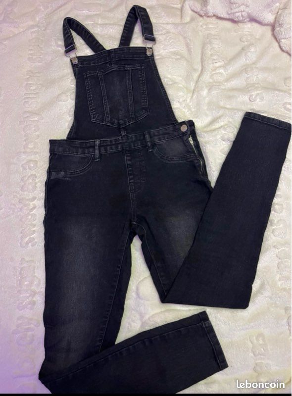 Salopette noir (image 1)