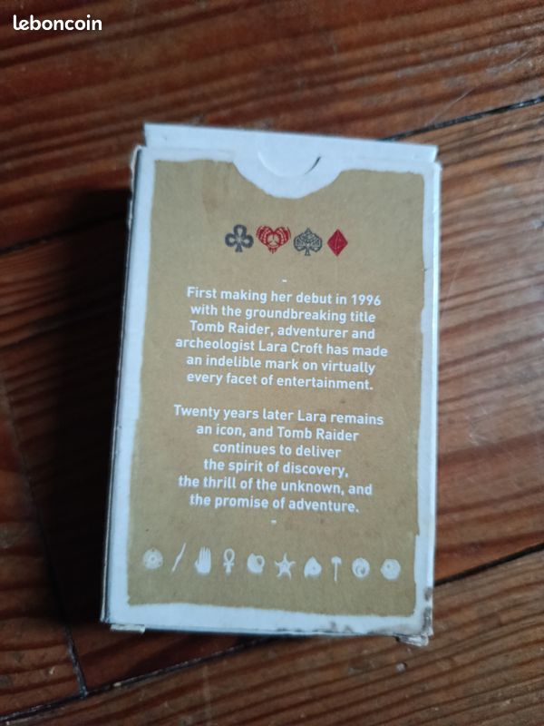 Jeu De Cartes Tomb Raider - Jeu Vidéo En Très Bon état - Plateau Cartes, Boîte Incluse