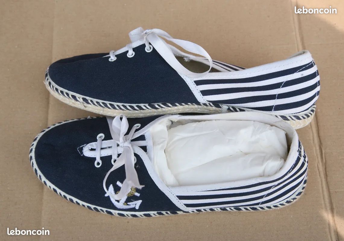 Chaussures Espadrilles Espadrilles Basques Ã Lacets