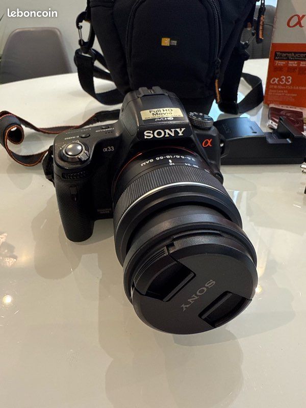 Kit Objectifs Grand Angle Et Téléobjectif HD Pour Sony SLT-A33 / A37 / A35