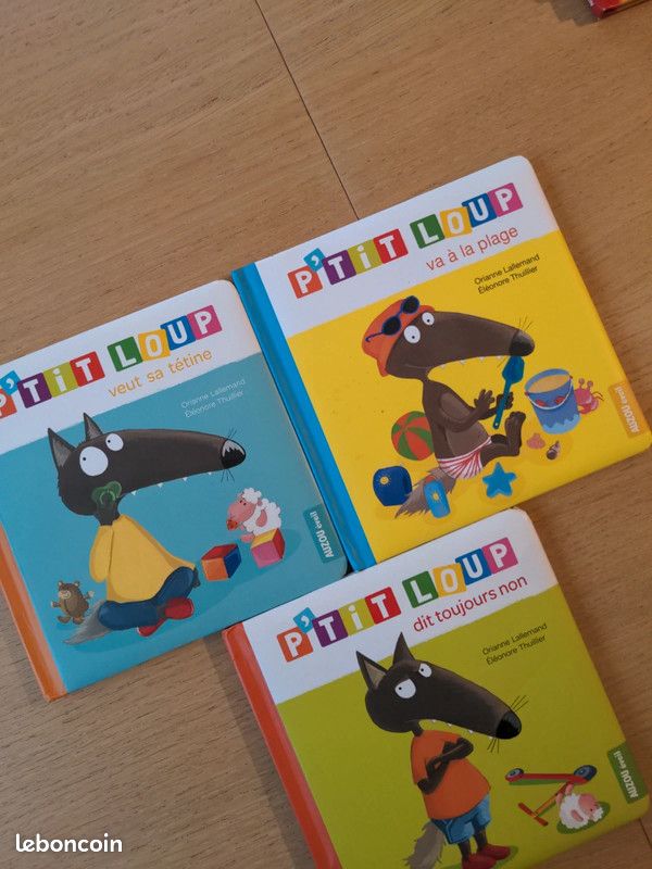 Lot de 3 livres p'tit loup (image 1)