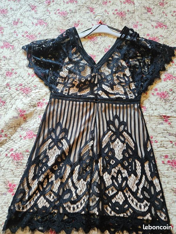 Robe dentelle cocktail, mariage, habillée (image 4)