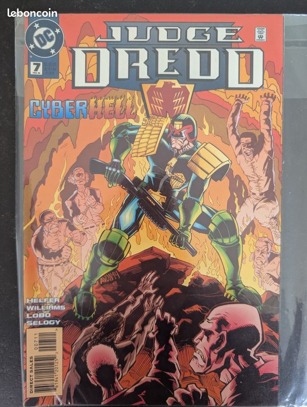 COMIC VO Judge Dredd #7 1995 DC Comics occasion (image 1)