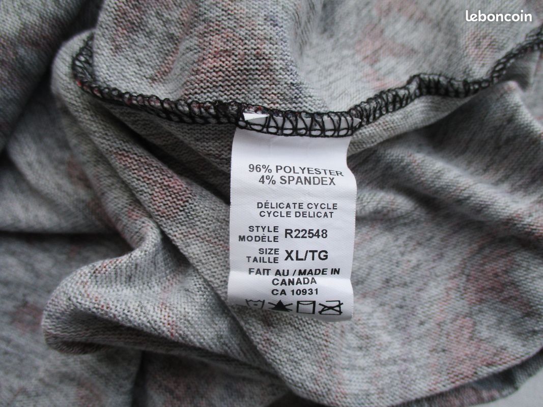 Pull léger gris imprimé TXL/44 TBE (image 4)