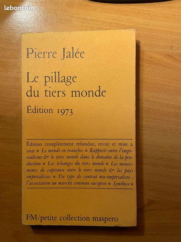 Le pillage du tiers monde de Pierre Jalée édition 1973 petite collection maspero (image 1)