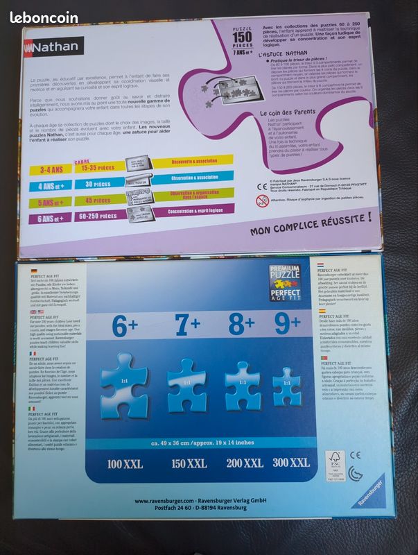 Lot de 2 puzzles (image 2)