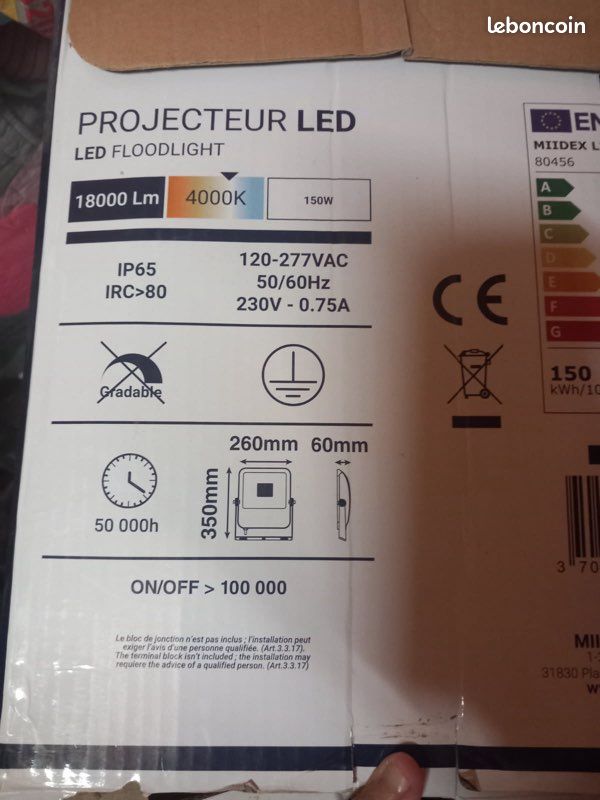 Projecteur LED (image 3)
