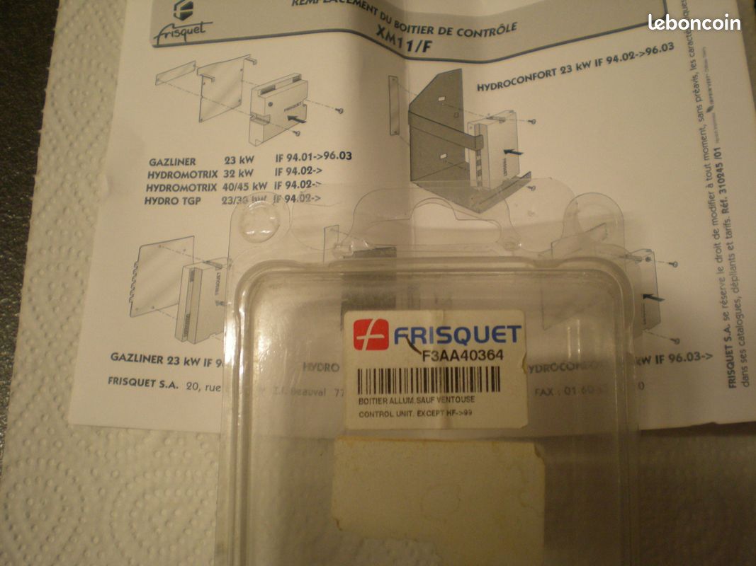 FRISQUET GAZLINER23 boitier de commande f3aa40364 (image 3)