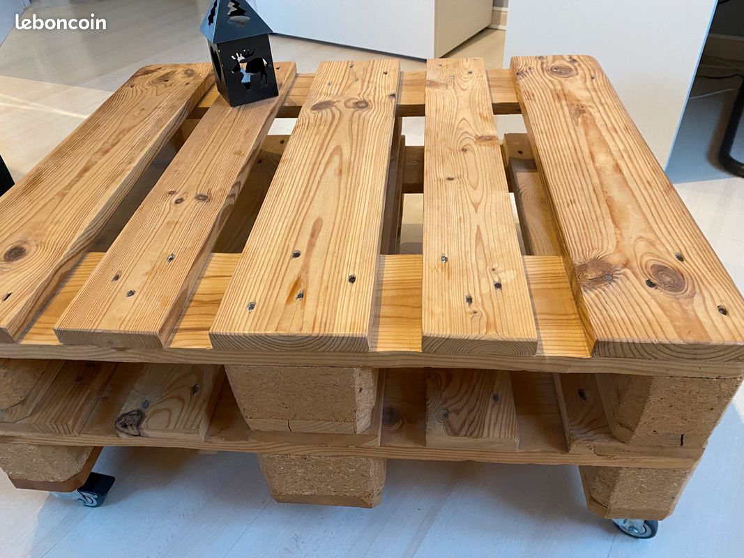 Acheter table basse palette bois