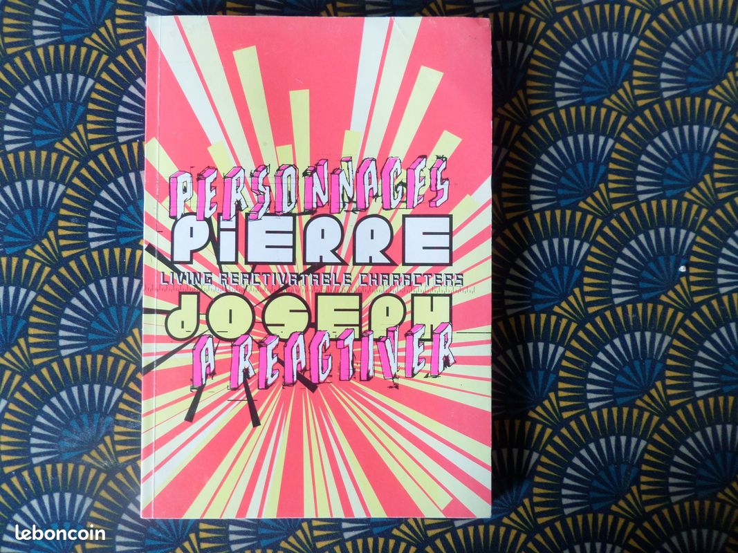Personnages a reactiver / pierre joseph / texte francais- anglais (image 1)