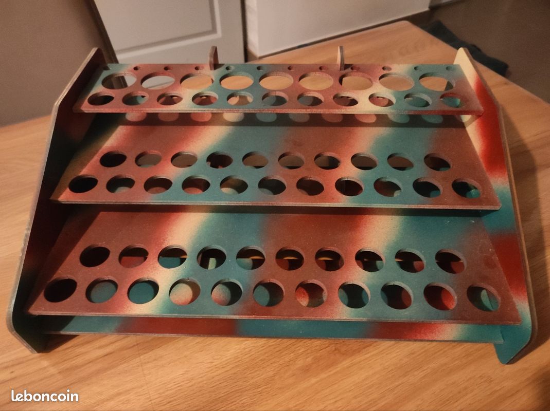 Support Tournant Pour Peinture à La Bombe - Plateau 19 Cm Avec Pinces - Pour Maquettes Voitures, Avions