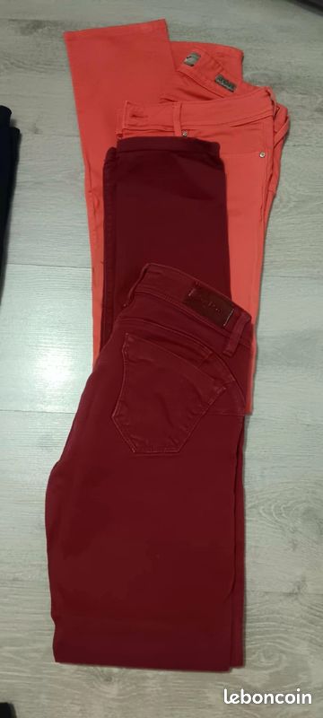 Lot pantalons jeans femme 36/38 (image 4)