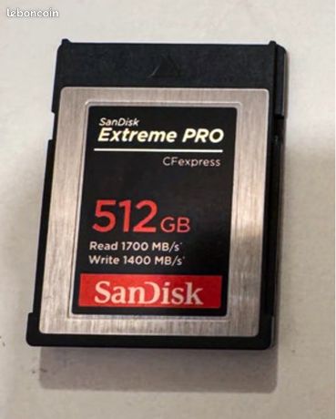 Carte Mémoire Nikon XQD 120 Go - Modèle MC-XQ120G, Neuve