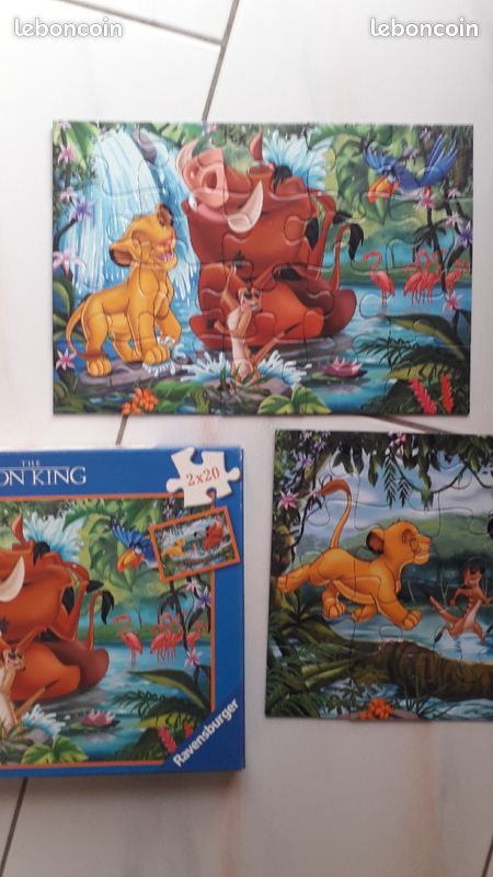 2 puzzles Le Roi Lion (image 2)