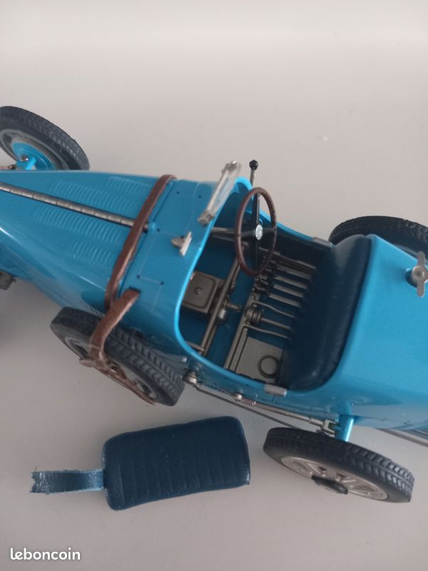 Franklin Mint 1/24 Bugatti Type 35 1924 - Neuf En Boîte, Moulé Sous Pression