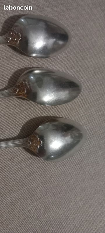 12 Petites Cuillères à Moka Et Pince à Sucre En Argent Massif Anglais – H&H – 128g