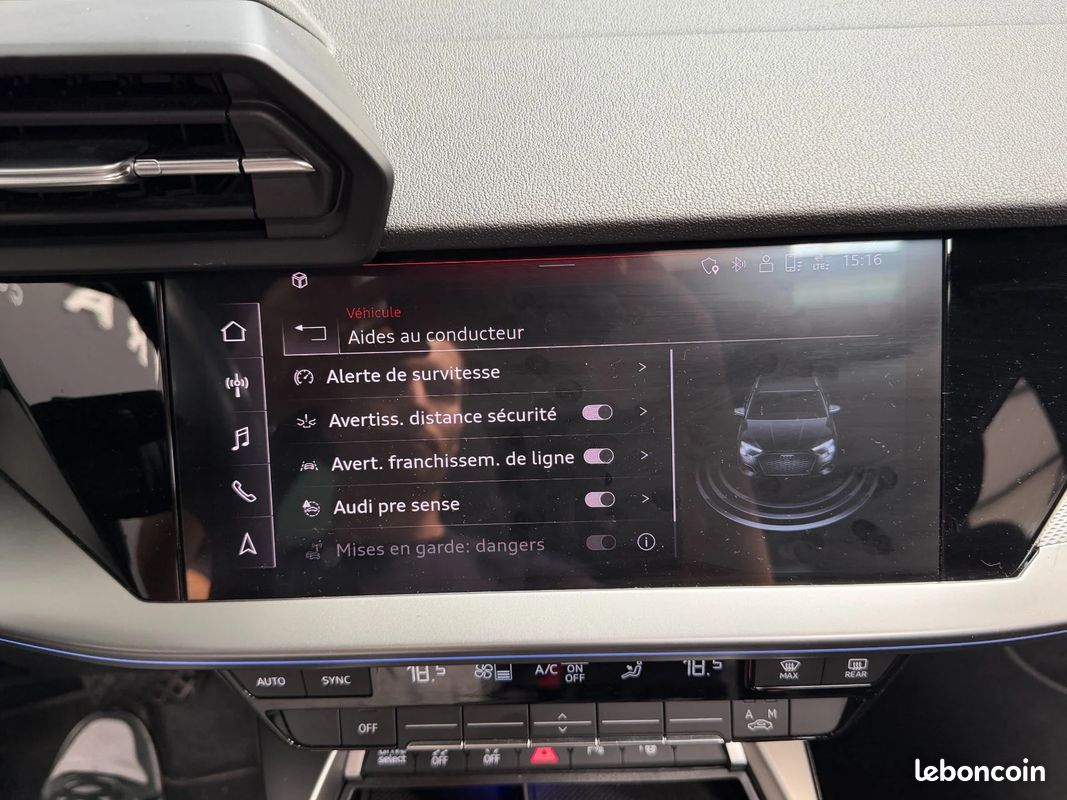 AUDI A3 SPORTBACK 35 TFSI Mild Hybrid 150 S tronic 7 Business line Suivi entretien Complet (image 20)