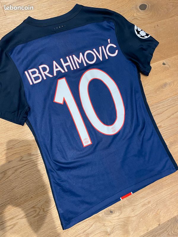 Maillot Psg - Zlatan Ibrahimovic - N ° 10 - Collection Officielle Paris Saint Ge