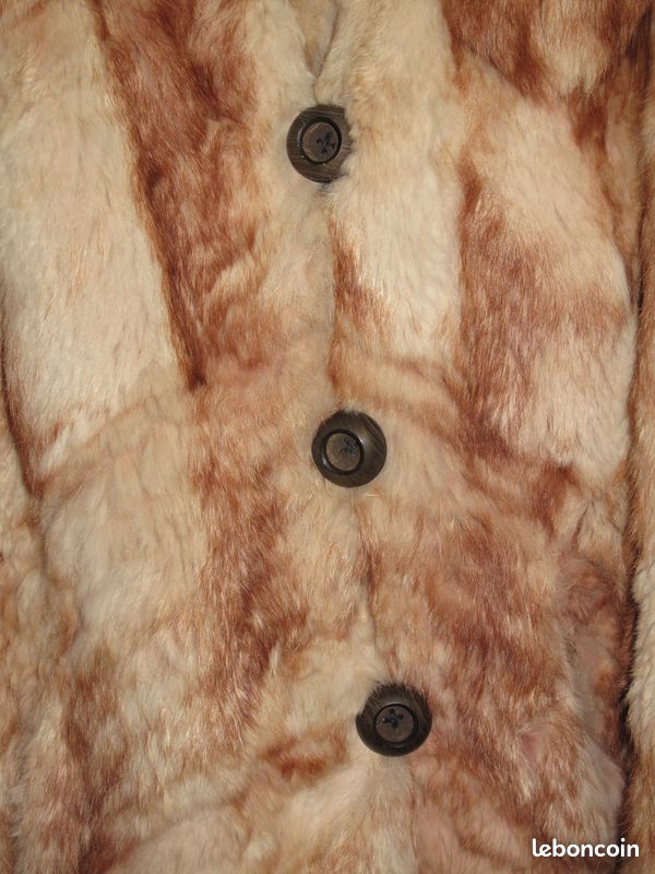 Superbe Veste Vintage En Fourrure Rousse (type Renard ?) - Taille 40 - Fabriquée En Allemagne