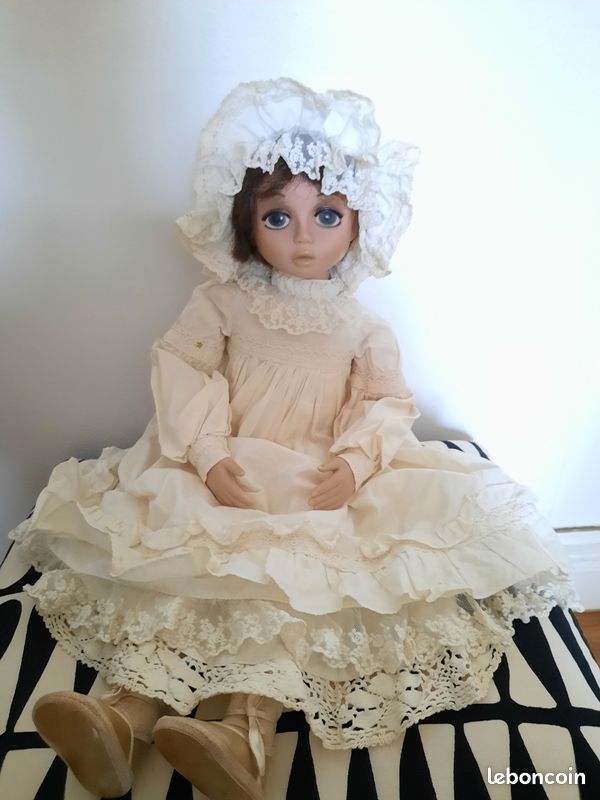 POUPEE DE SALON ANCENNE 1920 DANS SES HABTS DORGNE 80CM | eBay en