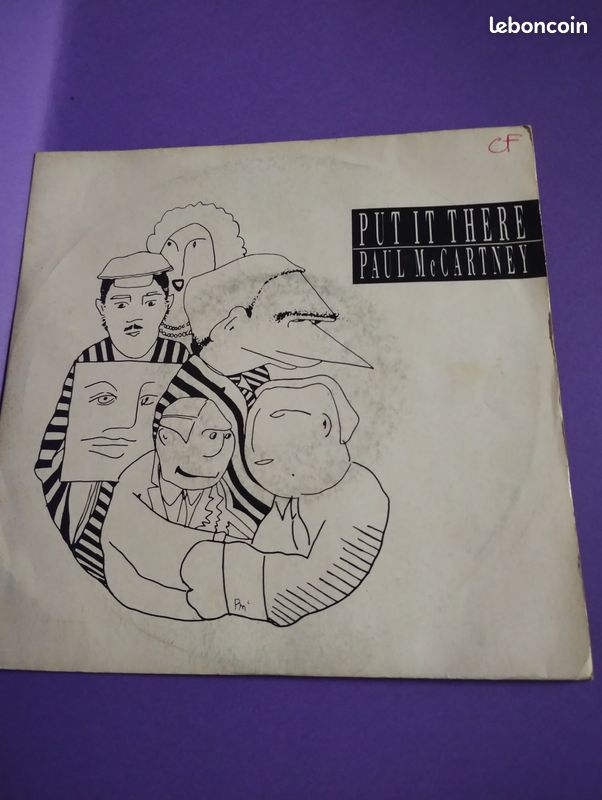 Disque vinyle 45 Tours Paul Mc Cartney "Put it there" (image 1)