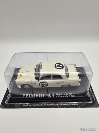 PEUGEOT 404 SAFARI RALLY 1968 - Miniaturas coleccion a escala