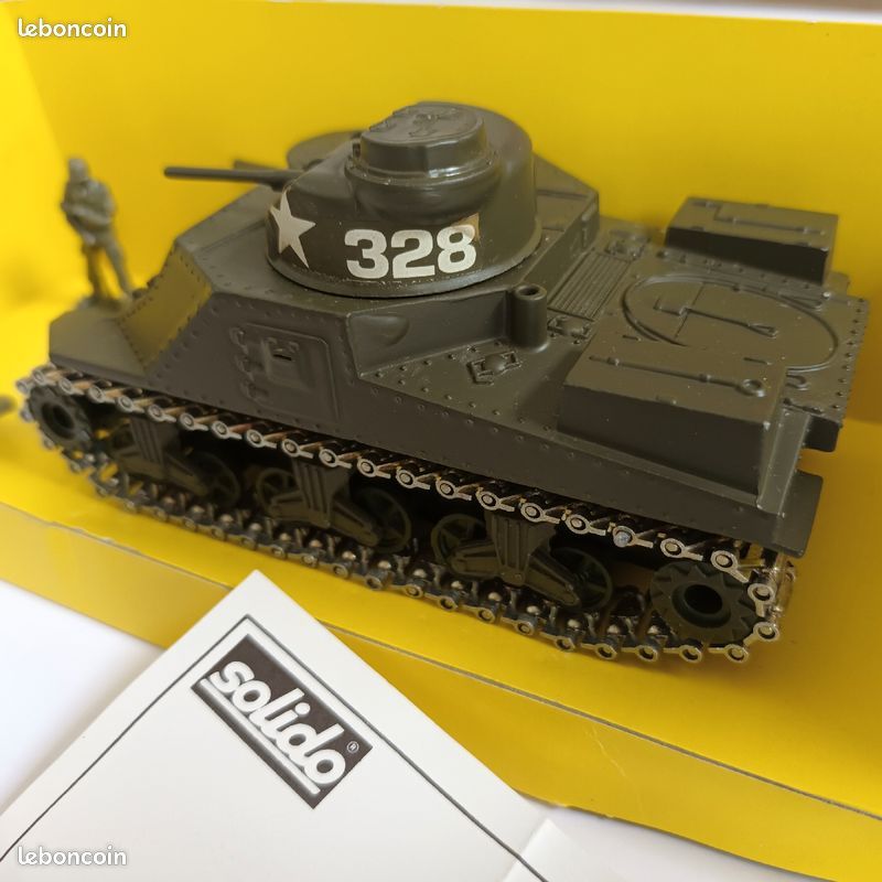 Char Général Lee Solido 6067 - Miniature Avec Boîte Et Accessoires
