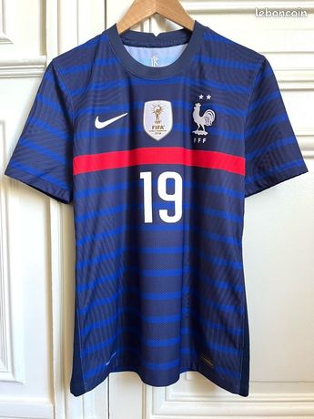 Maillot France Nike Vapor 2020/2021 – #10 Benzema – Domicile Bleu – Taille L
