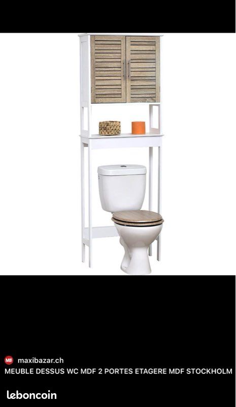 Meuble dessus WC STOCKHOLM (image 1)