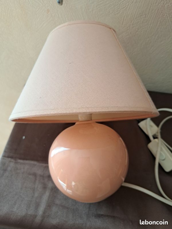 Petite lampe de chevet Vintage orange (image 2)