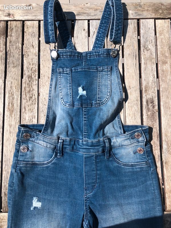 Salopette jeans 12 ans (image 2)