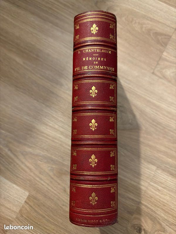 Livre ancien : mémoires de Philippe de commynes (image 5)