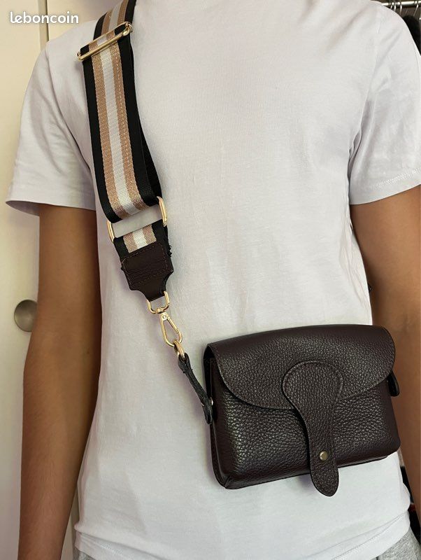 Sac banane cuir italien (image 5)
