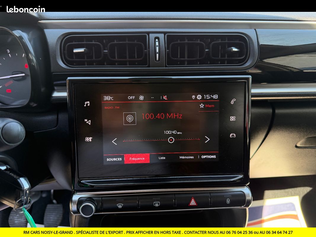 CITROEN C3 1.2 ESSENCE SS BVM5 Feel Pack EXPORT TUNISIE MAROC PRIX EN HT (image 14)